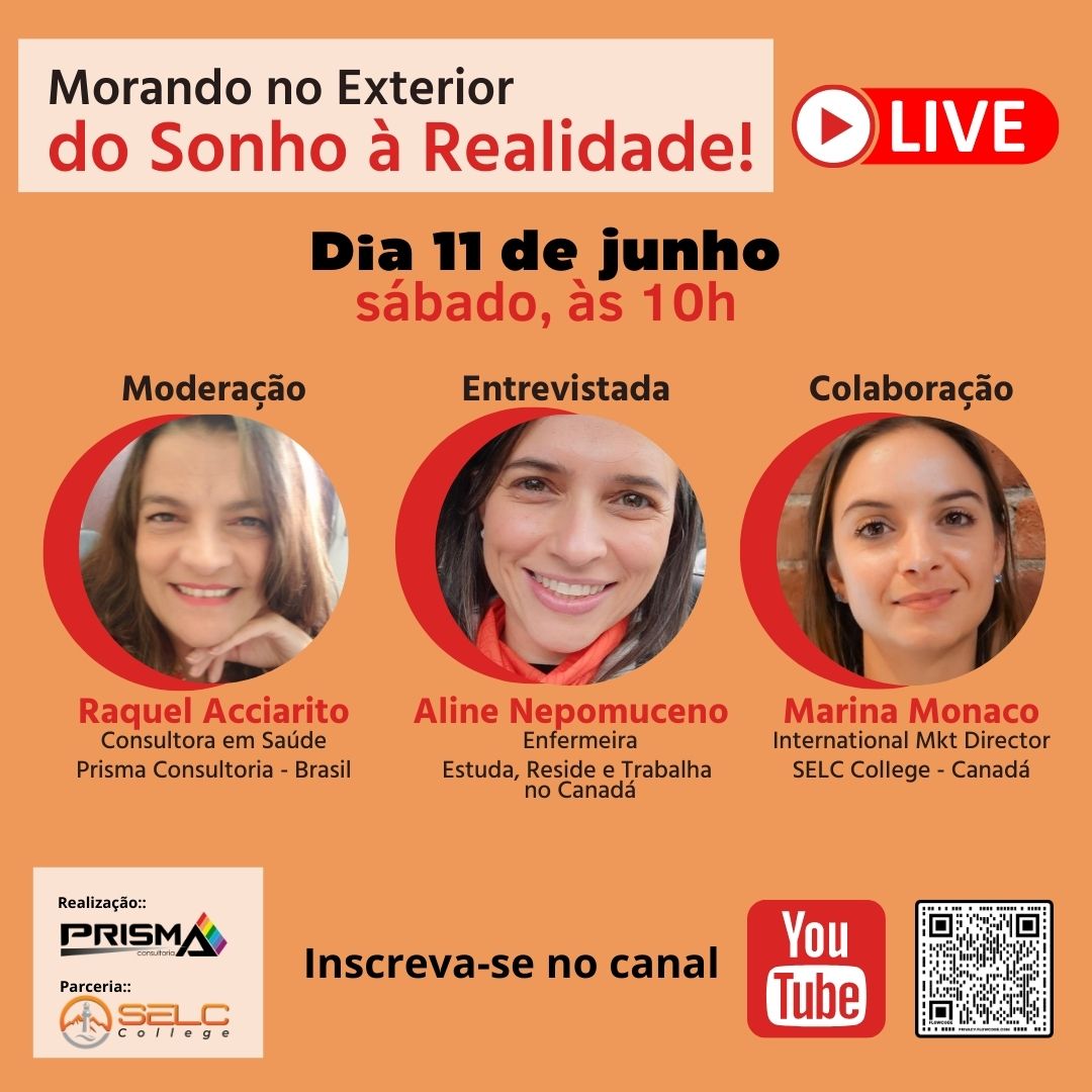 Live: Morando no Exterior: Do sonho à realidade